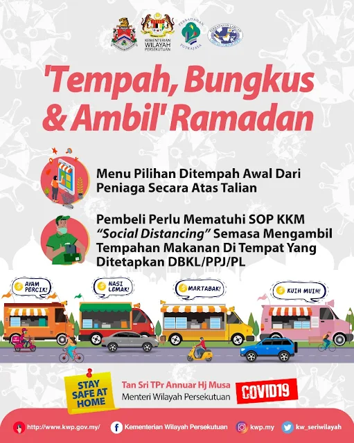 Tempahan Awal, Bungkus Dan Ambil Ramadan