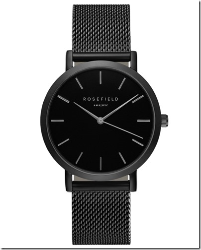 Rosefield Watch - The Mercer Black Black