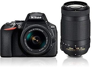 Nikon D5600 with AF-P 18-55 mm + AF-P 70-300 mm VR Kit with Bag and 16GB Memory Card Free 