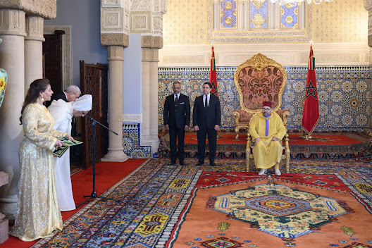 Maroc- SM le Roi Mohammed VI, reçoit les nouveaux ambassadeurs