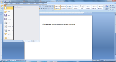 Cara Belajar Dasar Microsoft Word Untuk Pemula - Galeri Guru