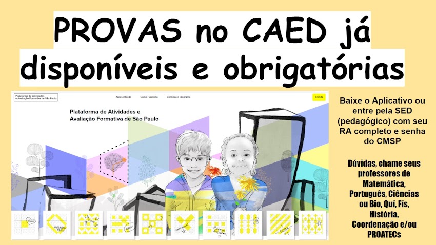NOVAS AVALIAÇÕES DIGITAIS OBRIGATÓRIAS