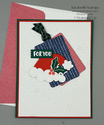 Stampin' Up Sending Cheer CAS Card by Tarabeth Stamps