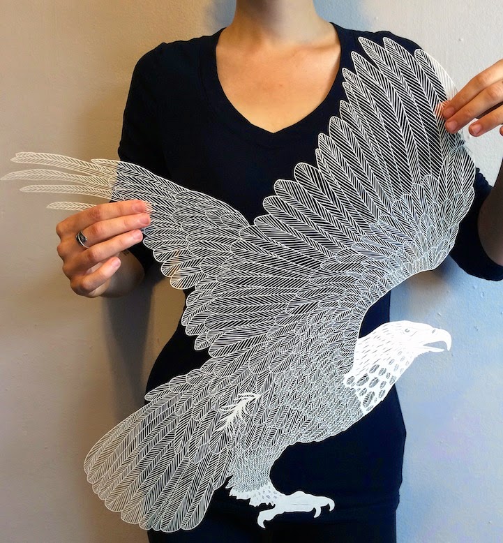 paper arts | cut paper illustrations