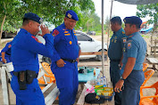 Tingkatkan Sinergitas, Kasatpolairud Polres Lhokseumawe Silaturahmi dengan DanPos AL Krueng Geukueh 