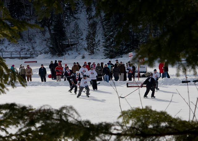 Miramichi Rotary Pond Hockey Tournament. Check out the action from the 2010 