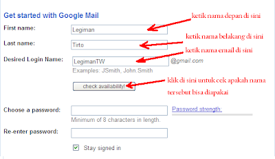 Cara buat email google