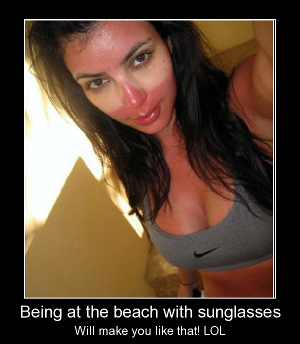 Being At A Beach With Sunglasses