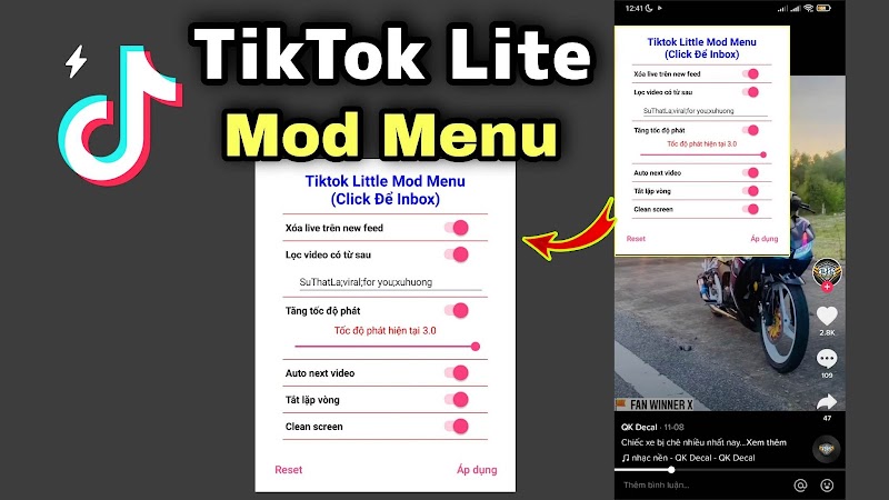 TikTok Lite Mod Menu Apk