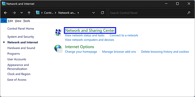 1-Network-and-Internet-Network-and-Sharing-Center