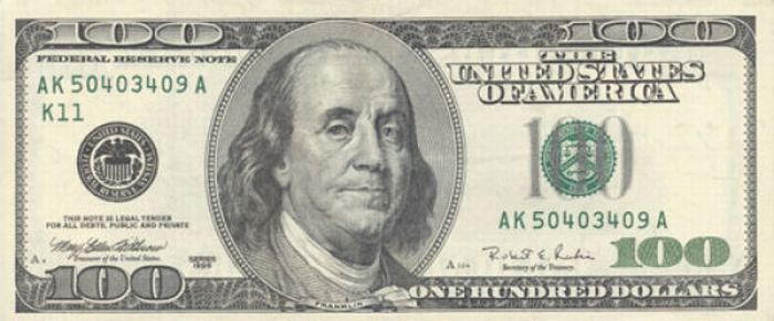 american 100 dollar bill back. new 100 dollar bill back.