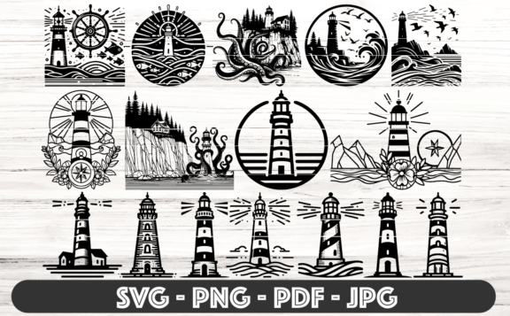 Free Lighthouse SVG Cut File