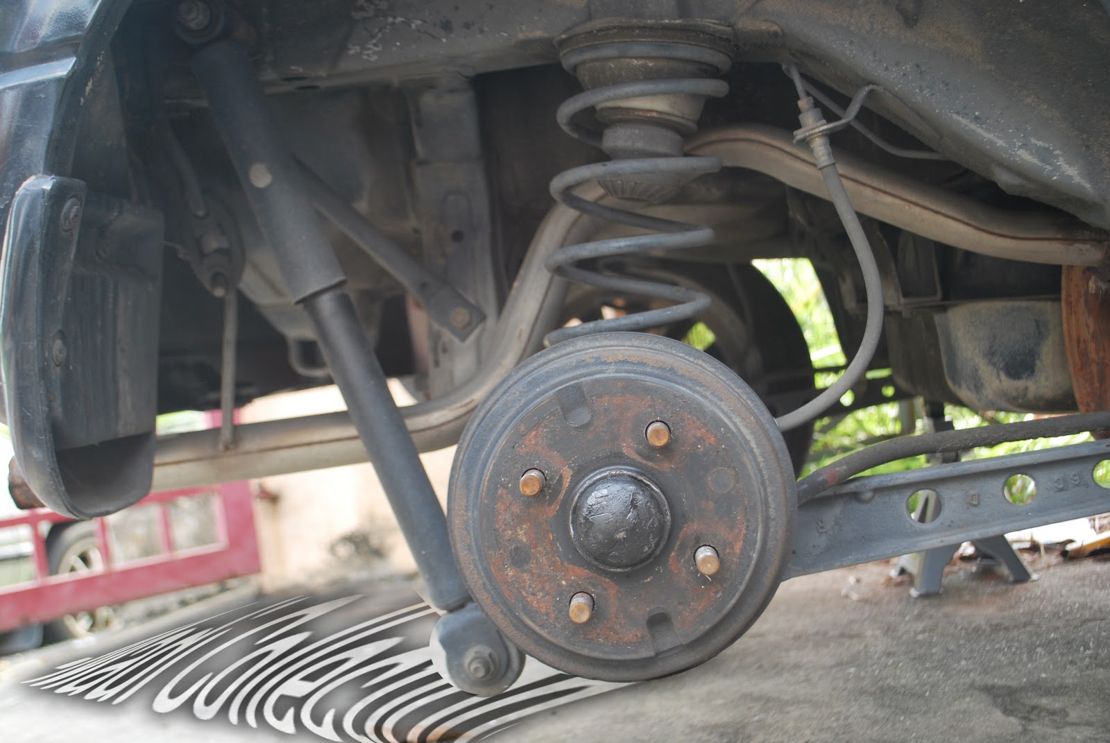 DIY: Fix On Your Own: Daihatsu Coure / Perodua Kelisa Rear 
