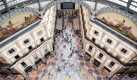 galleria vittorio emenuele milano ottagono mosaici