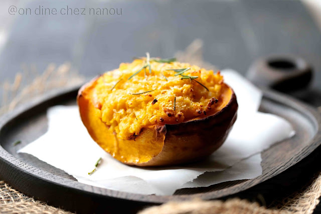 risotto , courge , butternut