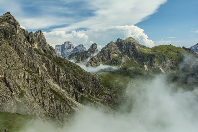 Alpy po bouři, Monte Nuvolau.