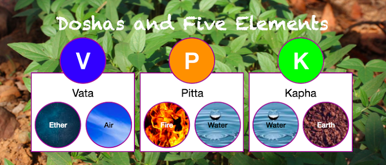 Doshas and five elements