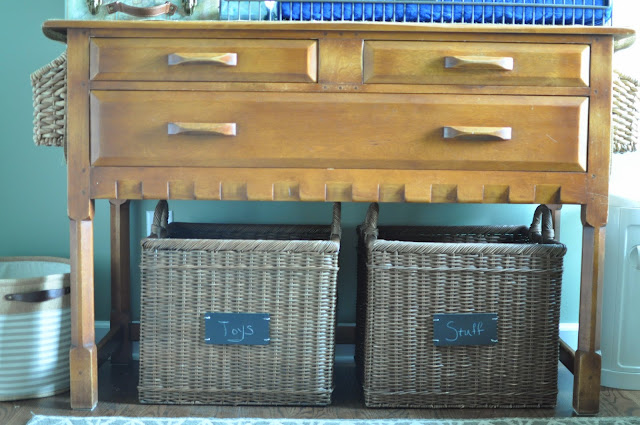 Outdoorsy, camping, boy scout nursery. Changing Table Organization