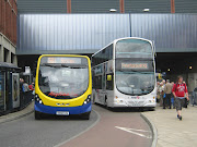 Bus Stop B: relocated to Temporary Stop Troll Cart South (anglianbus mx gxa fec au ecw market gates great yarmouth )