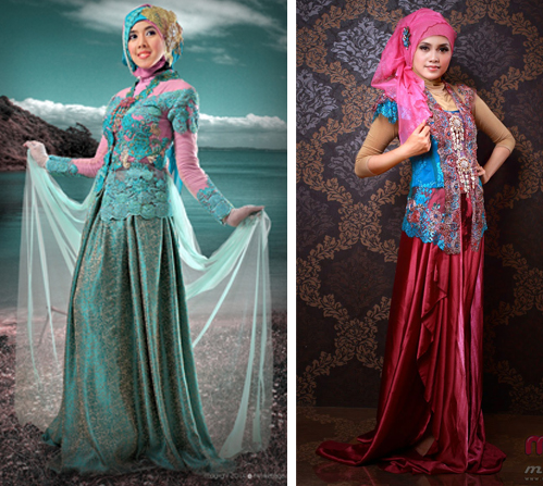 model baju kebaya modern berjilbab