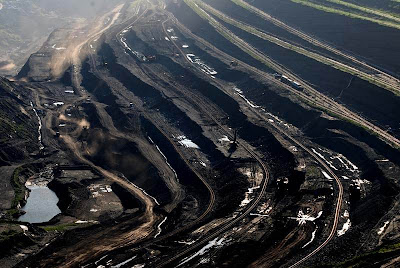 World�s Largest Artificial Pit -West Open Pit of Fushun Coal Mine 