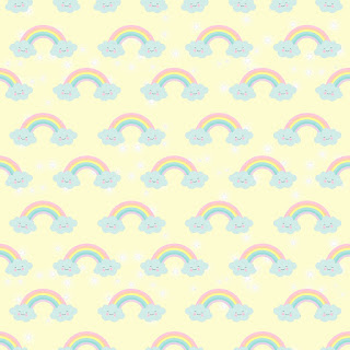 Rainbows and Clouds: Free Printable Papers.