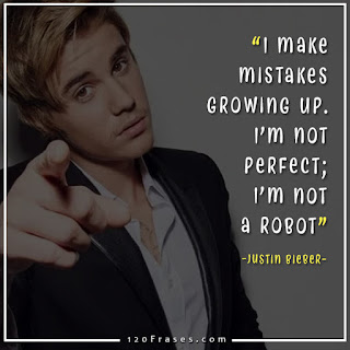 7 Justin Bieber Quotes with picture