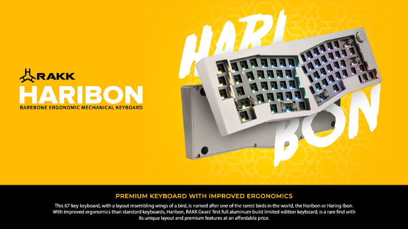 RAKK officially releases HARIBON and SINAG 98 mechanical keyboards!