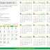 Template Kalender 2013 versi MAS-10