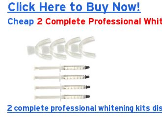 2 complete professional whitening kits discount