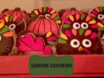 Thanksgiving Turkey Lemon Cookies | Craft Dictator