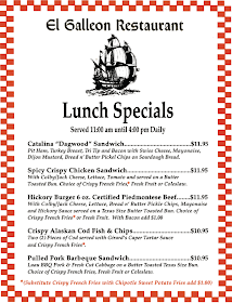 Catalina Island Lunch Specials