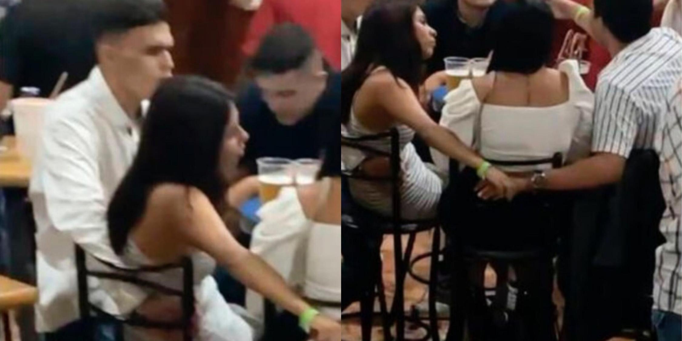 Captan a joven engañando a su novia con la mejor amiga