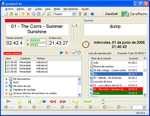 Software para radiodifusiÃ³n: ZaraRadio Free Version