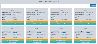 Kedaiku Multi Outlet, Aplikasi Restoran Berbasis Web Laravel