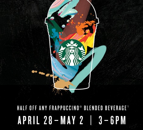 Starbucks Half Off Frappuccino Blended Beverage Early Access Advance Sale