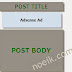 [How to] Add Google Adsense/Chitika Ads Below Post Title in Blogger