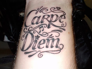 Carpe Diem Wrist Tattoo