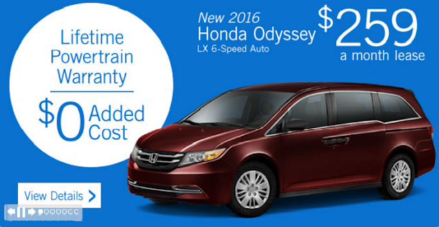 New Honda 2016 Odyssey