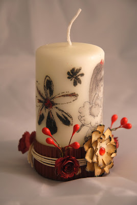 altered candle