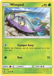 Wimpod Guardians Rising Pokemon Card