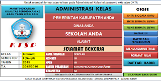 Aplikasi Administrasi Kelas Tahun Pelajaran 2015/2016