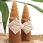 Pure Natural Beeswax Candle Gift Set