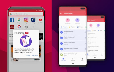 Fitur File Sharing Pada Opera Mini