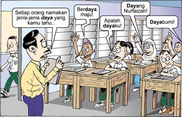 Gambar Koleksi Kartun Lawak Sekolah Cewek Sadis 