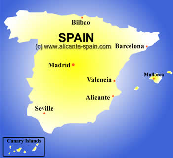 Valencia Tourism Map Area