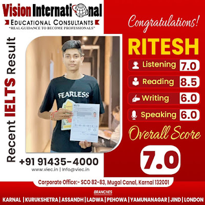 IELTS Writing task 1 in Karnal, Haryana