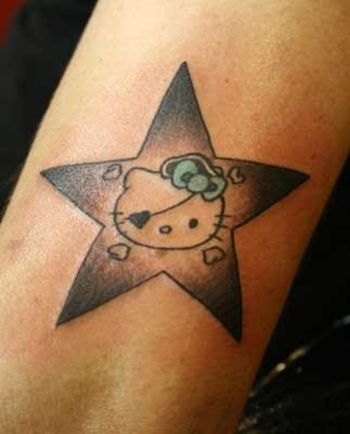 Nautical Star Tattoo Foot nautical star tattoo and