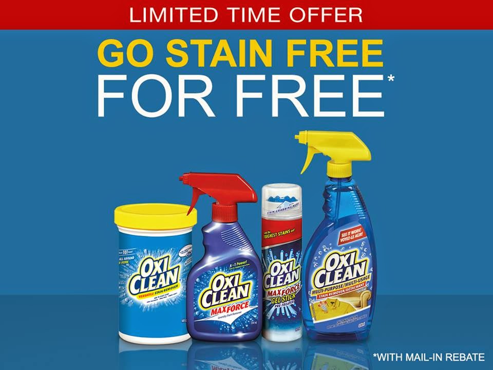 OxiClean Free Stainfighters Mail-In Rebate