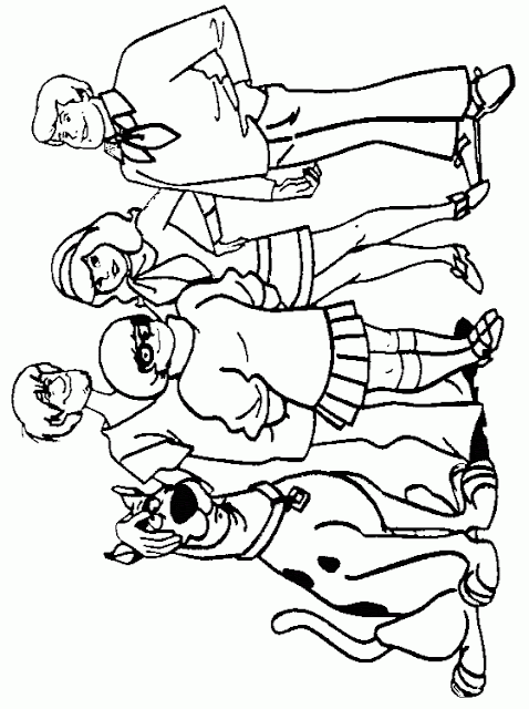 Scooby Doo Coloring Worksheets